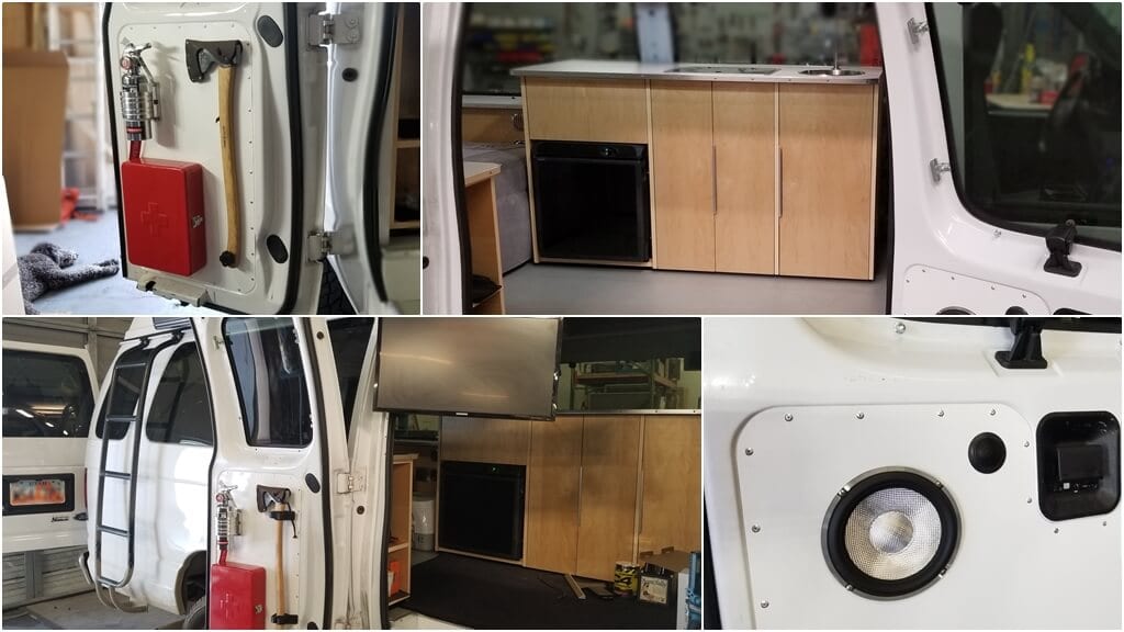 Econoline 4x4 custom interior biuld