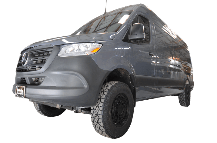 Sprinter van oversized tires