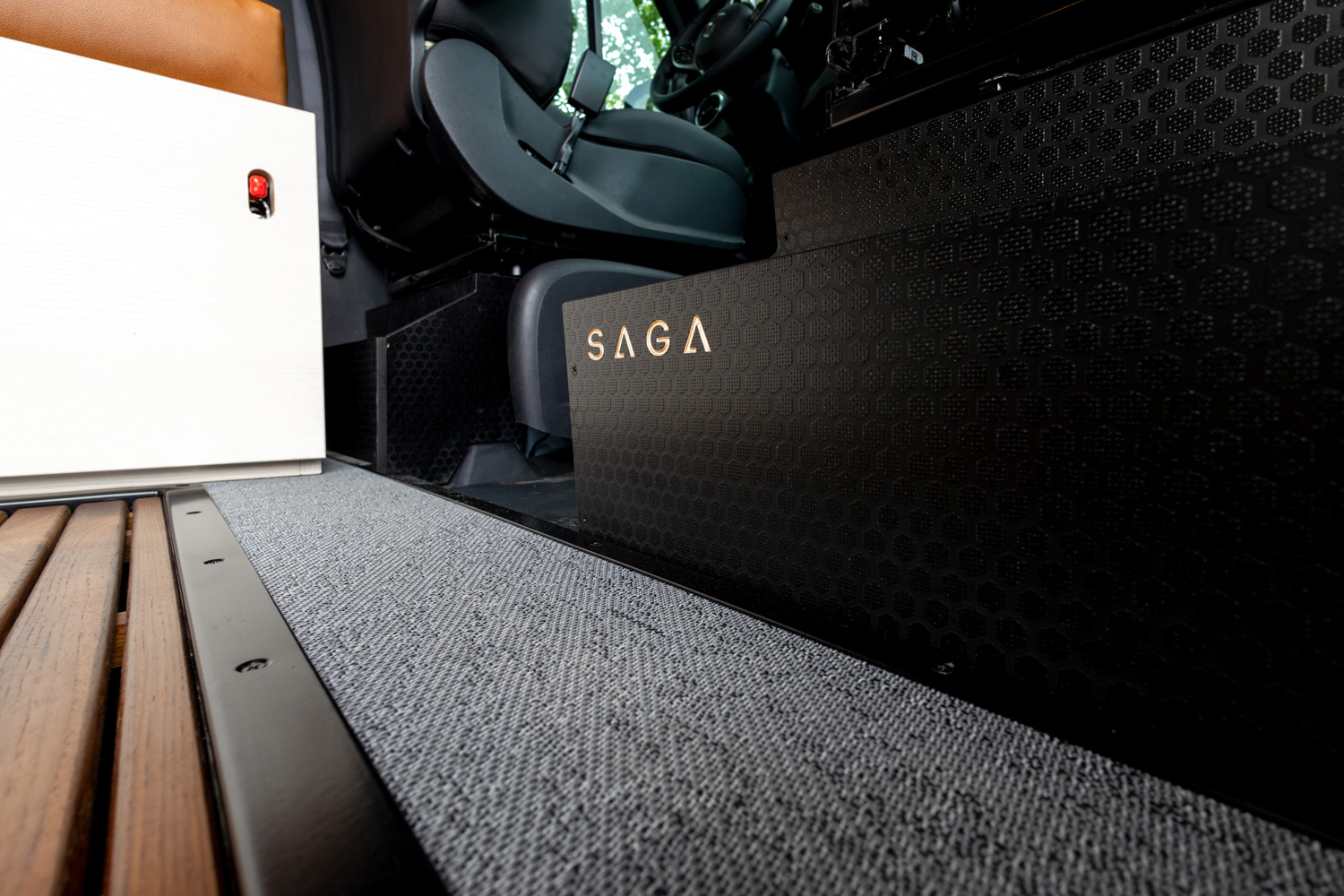 SAGA Vans Sprinter seat organizer Terrapin Wedge