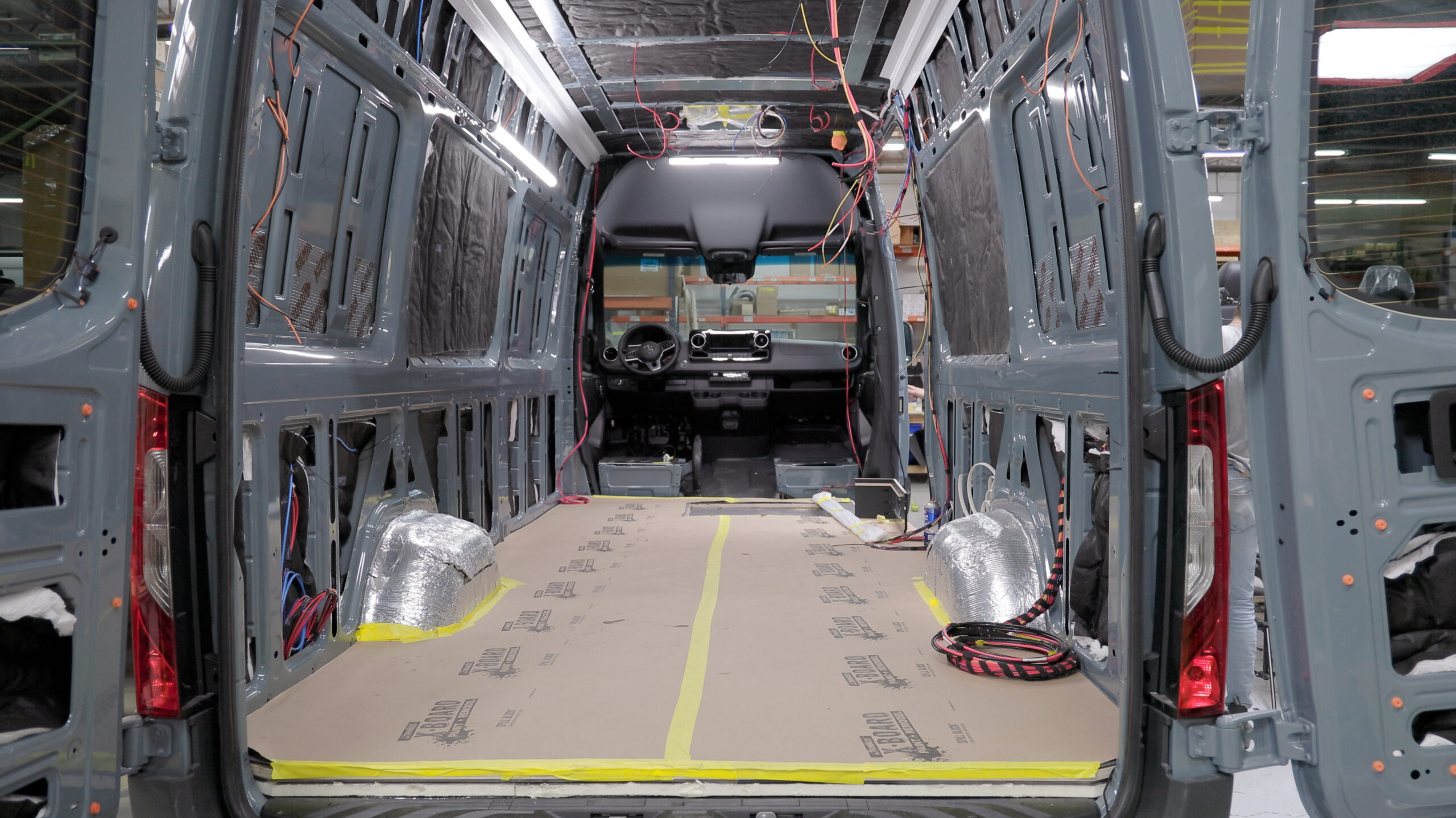 SAGA Van Interior Electrical Harness and floor